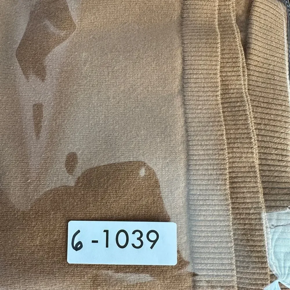 NWOT J Crew Cotton Cashmere Shorts XL Camel Brown Cozy Quiet Luxury Preppy